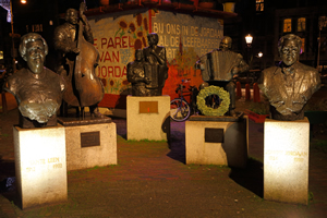 Amsterdam Night Spotlight Volkszangers Jordaan amsterdambynight