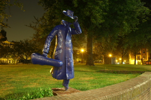 Spotlight Anonymous Art Amsterdam Night amsterdambynight