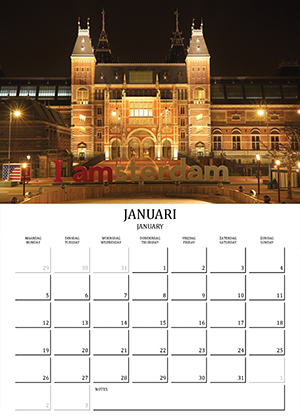 Amsterdam Night Calendar 2015 amsterdambynight