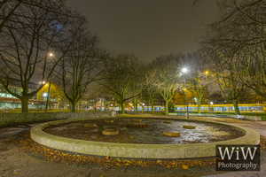 Amsterdam Frederiksplein Pond night amsterdambynight