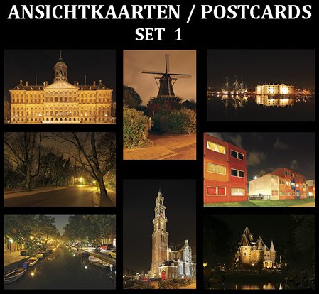 Postcards Amsterdam Night amsterdambynight